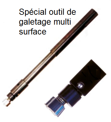 outil de galetage un rouleau