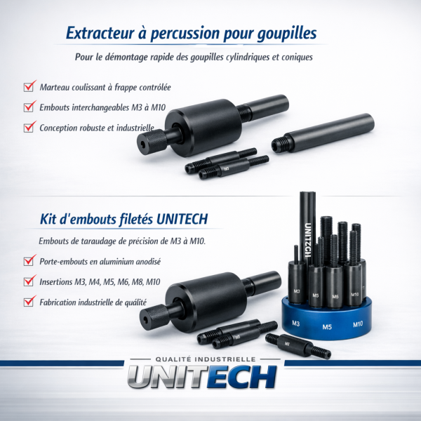 Extracteur à percussion pour goupilles