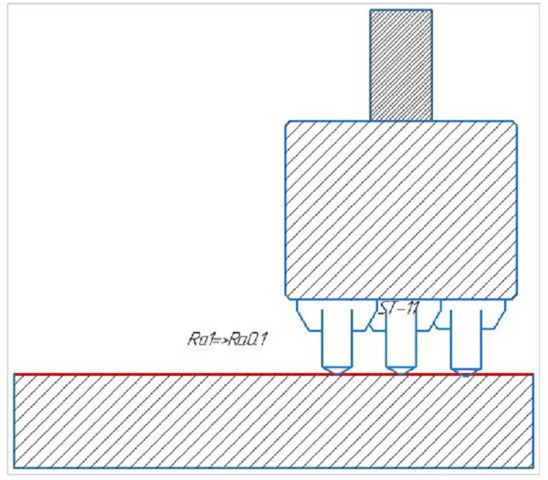 Galetage diamant UNITECH pour surfaces planes – Finition Ra ultra‑basse en un passage